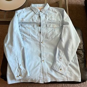 Mens SPF 40 Button Up Shirt